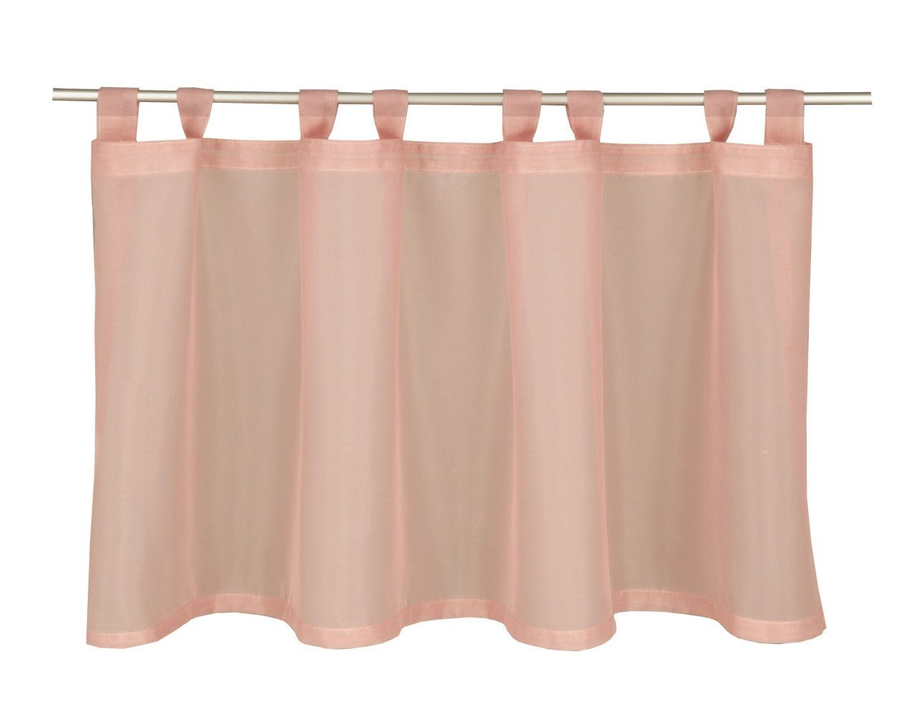 Neusser Collection Gardine Neusser Collection Schlaufenpanneau Bert rosé, 50