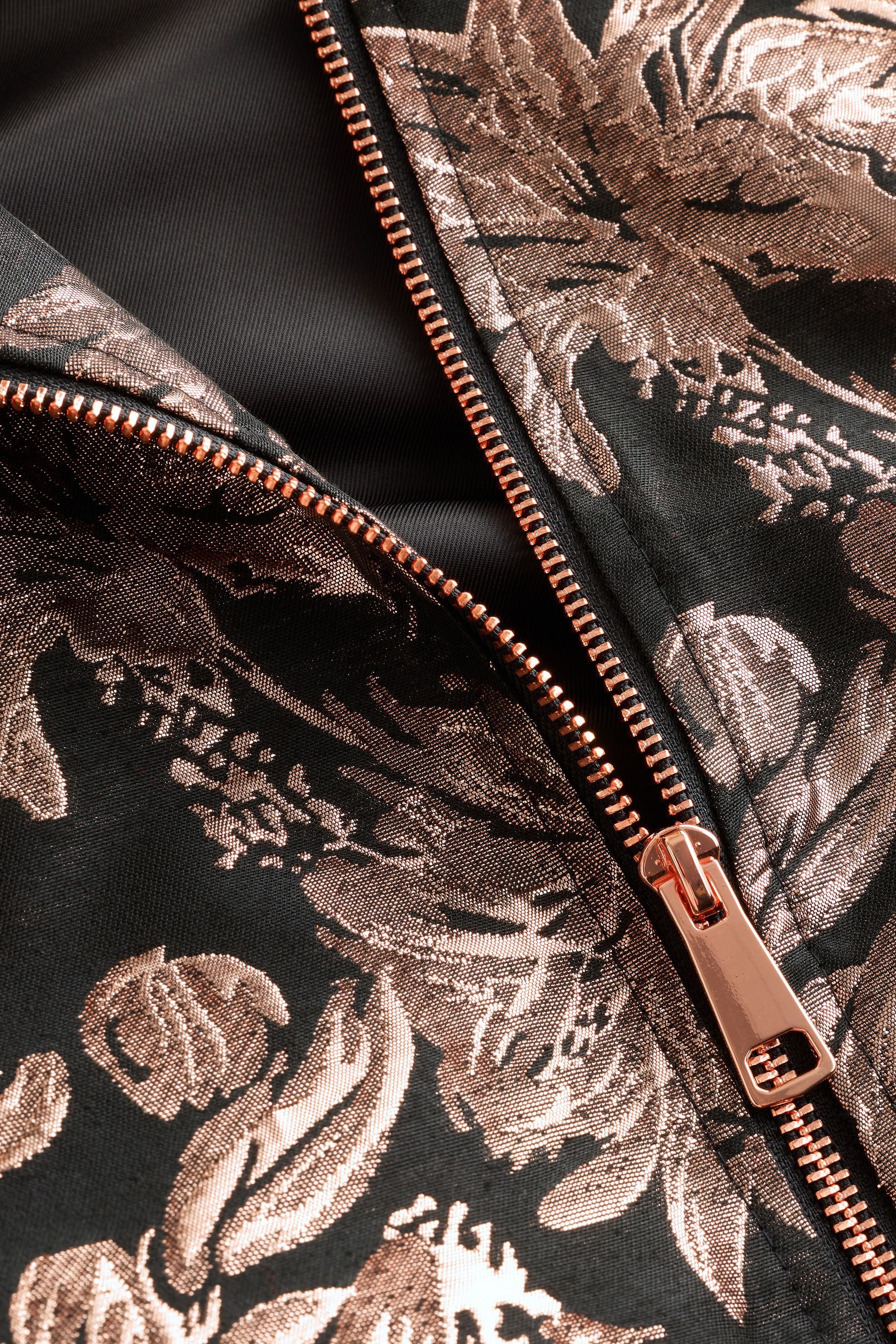 Next Bomberjacke Jacquard-Bomberjacke (1-St)