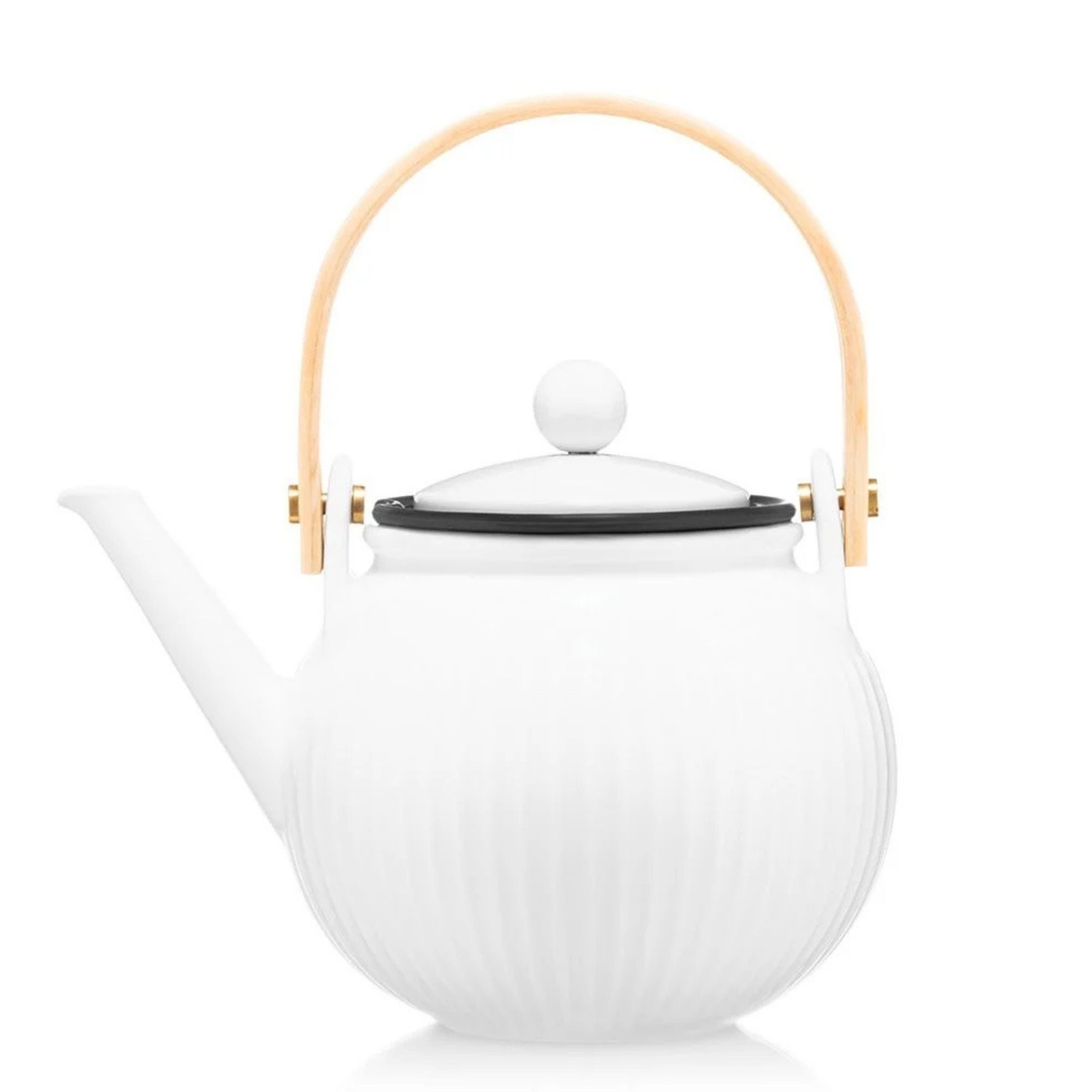 Teekanne Bodum Teekanne mit Filter Teepresse aus Porzellan und Edelstahlfilter