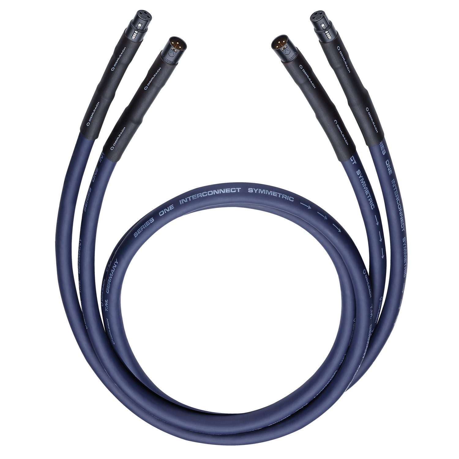 OEHLBACH Series 1 X Symmetrisches NF Audio-XLR-Kabel 1 Paar Audiokabel Audio-Kabel, XLR, XLR-Kupplung (50 cm), Flexibel, Hochwertiges Kupfer