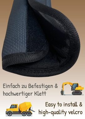 Nackenstützkissen Heckbo Auto Gurtschoner Baufahrzeug-Design 1er Pack, HECKBO