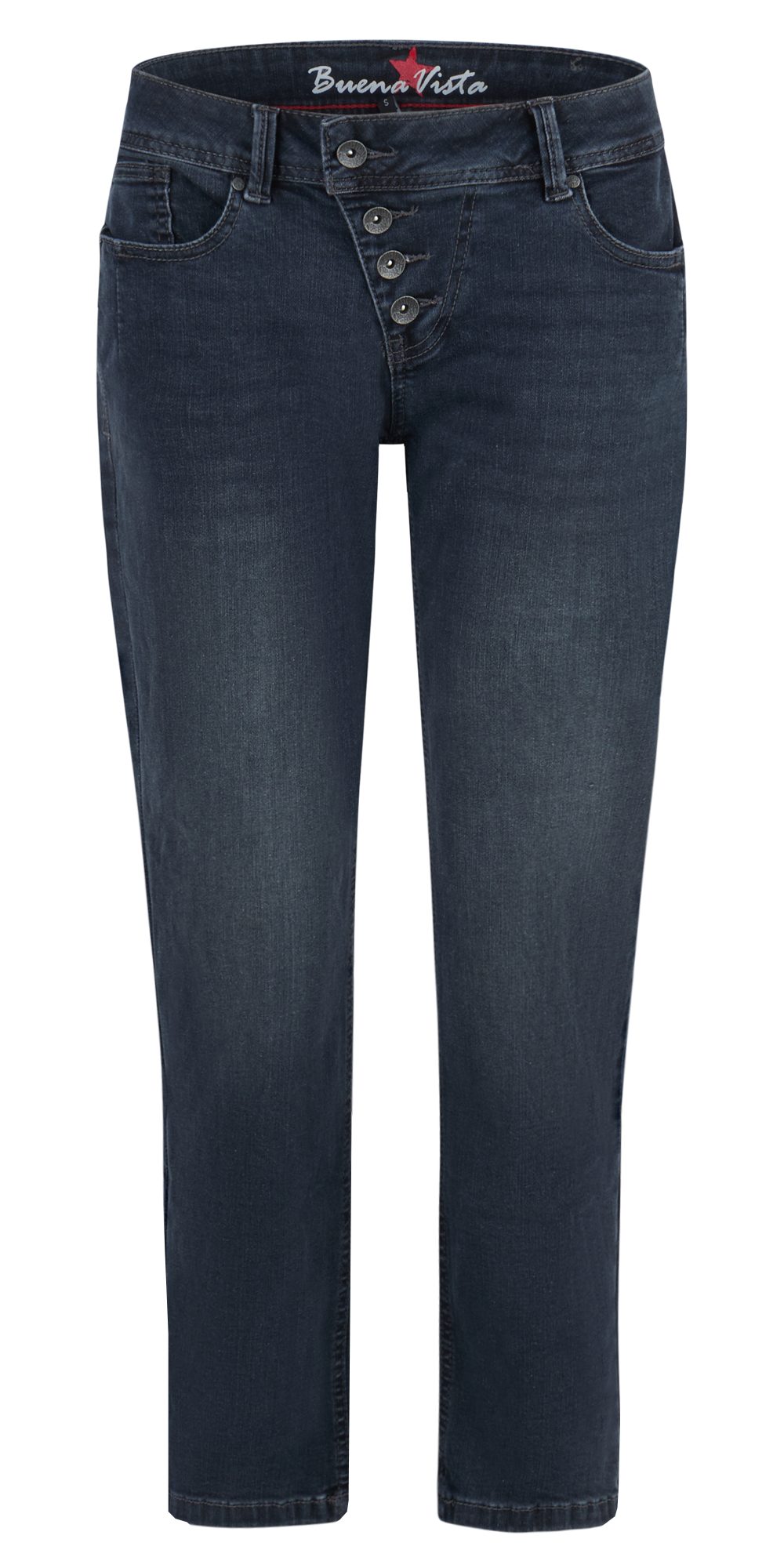 Stretch-Jeans BUENA VISTA MALIBU STRAIGHT 7/8 granite denim 2410 B5447 313.4493 -