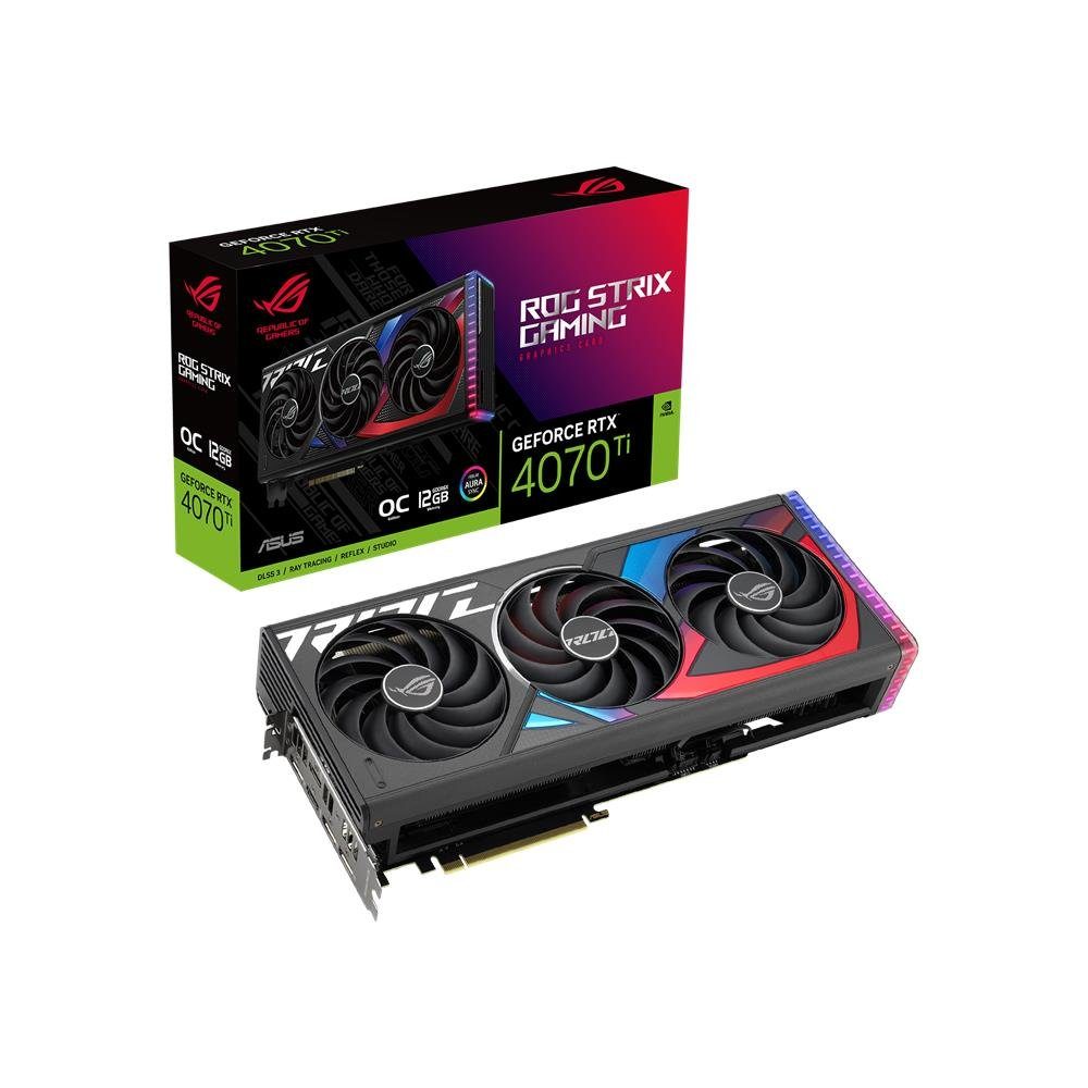 Asus ROG STRIX RTX 4070 TI Grafikkarte (12 GB, GDDR6X, 192 Bit, NVIDIA ...