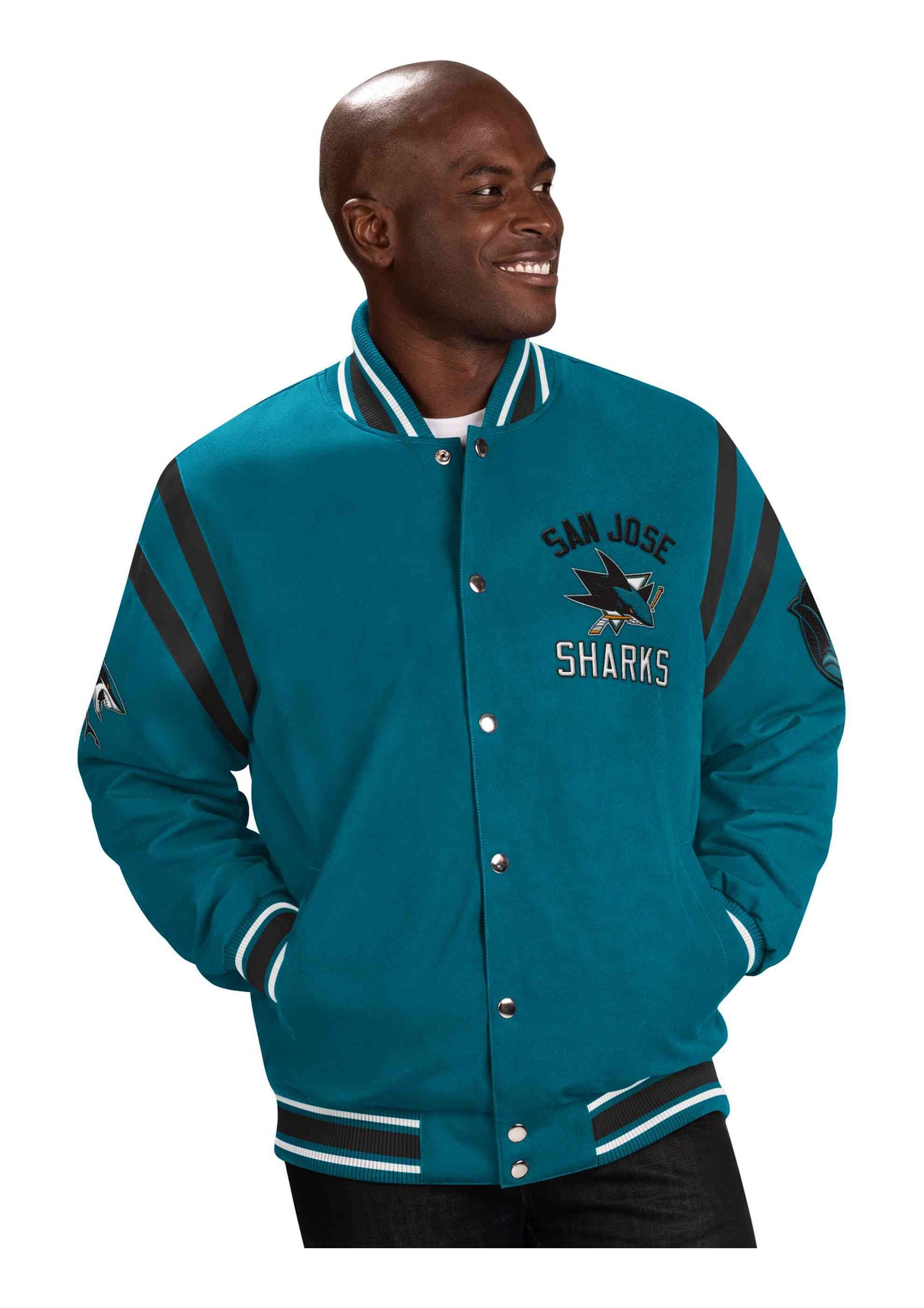 G-III Collegejacke NHL San Jose Sharks Tailback Varsity
