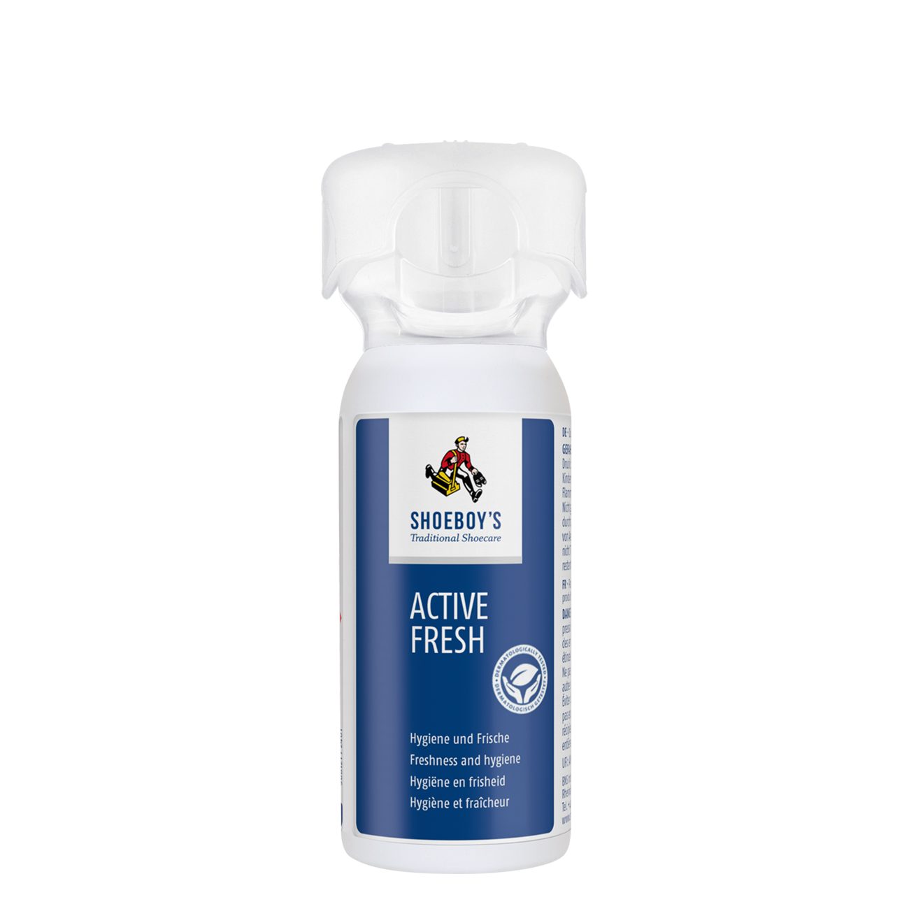 Shoeboys Schuhdeo ACTIVE FRESH 100ML - Leistungsstarkes Schuh-Deo mit Überkopf Funktion.