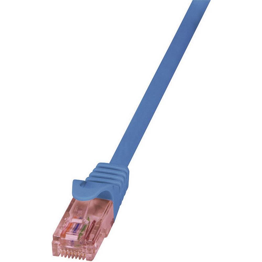 LogiLink Netzwerkkabel CAT 6 U/UTP 2 m LAN-Kabel