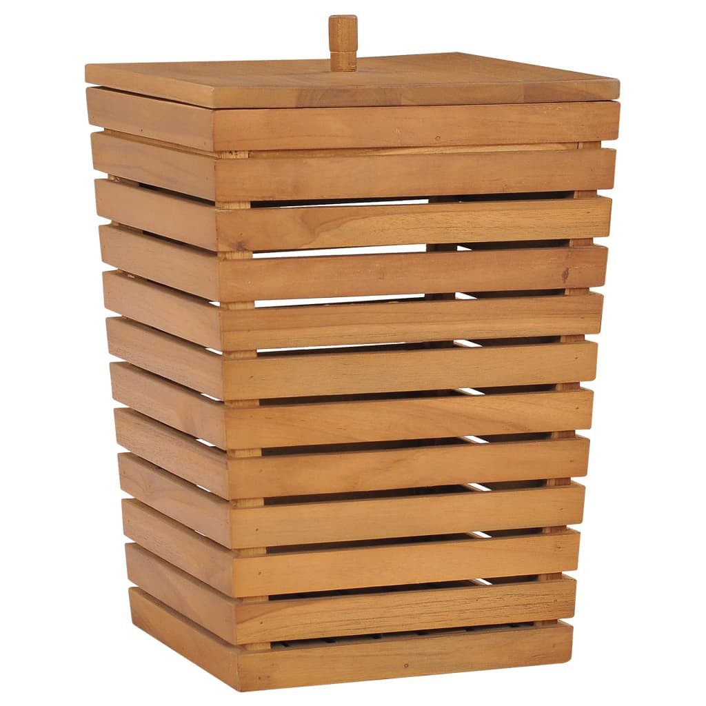 vidaXL Wäschekorb Wäschekorb 30×30×45 cm Massivholz (1 St)
