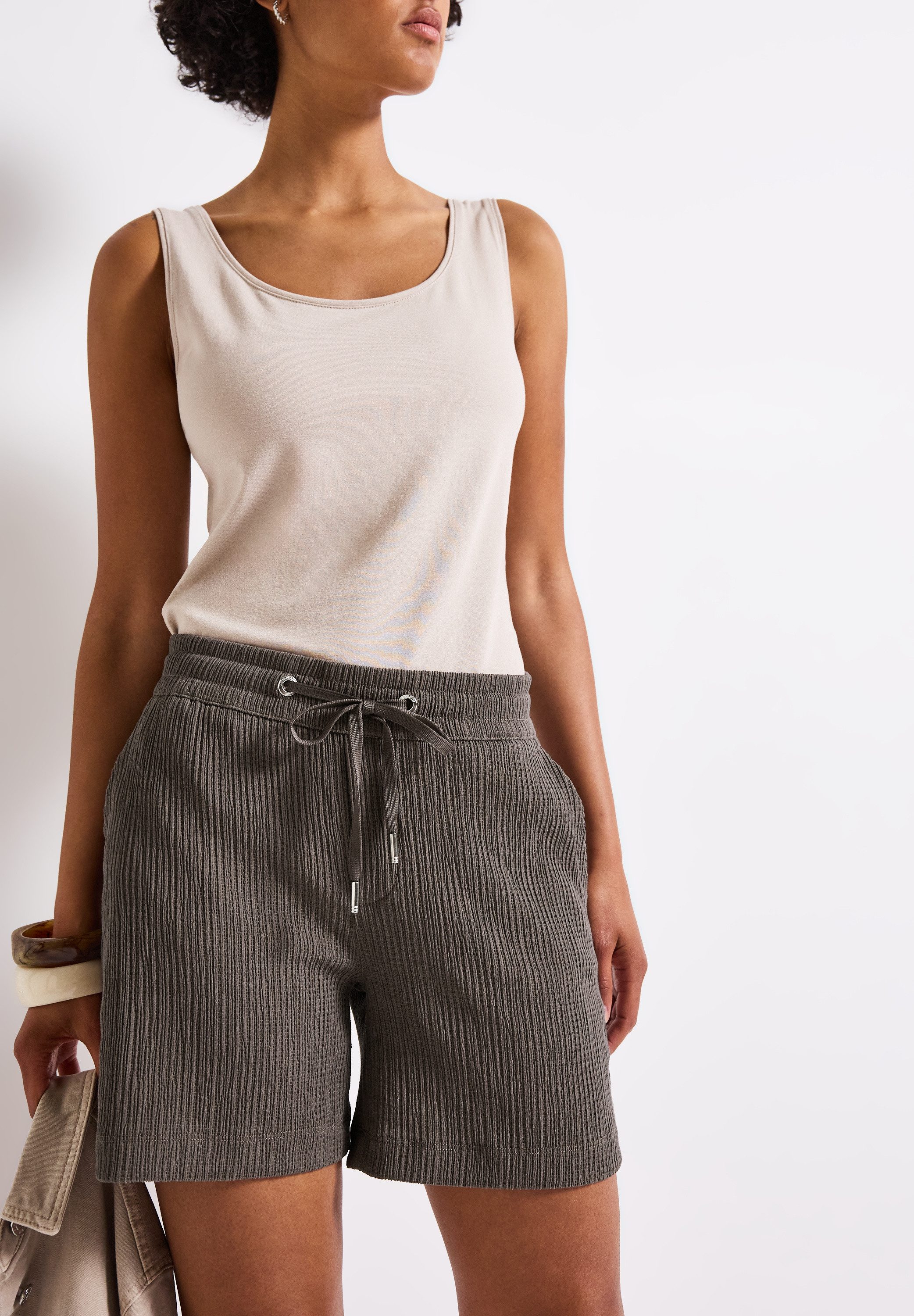 STREET ONE Shorts mit Struktur günstig online kaufen