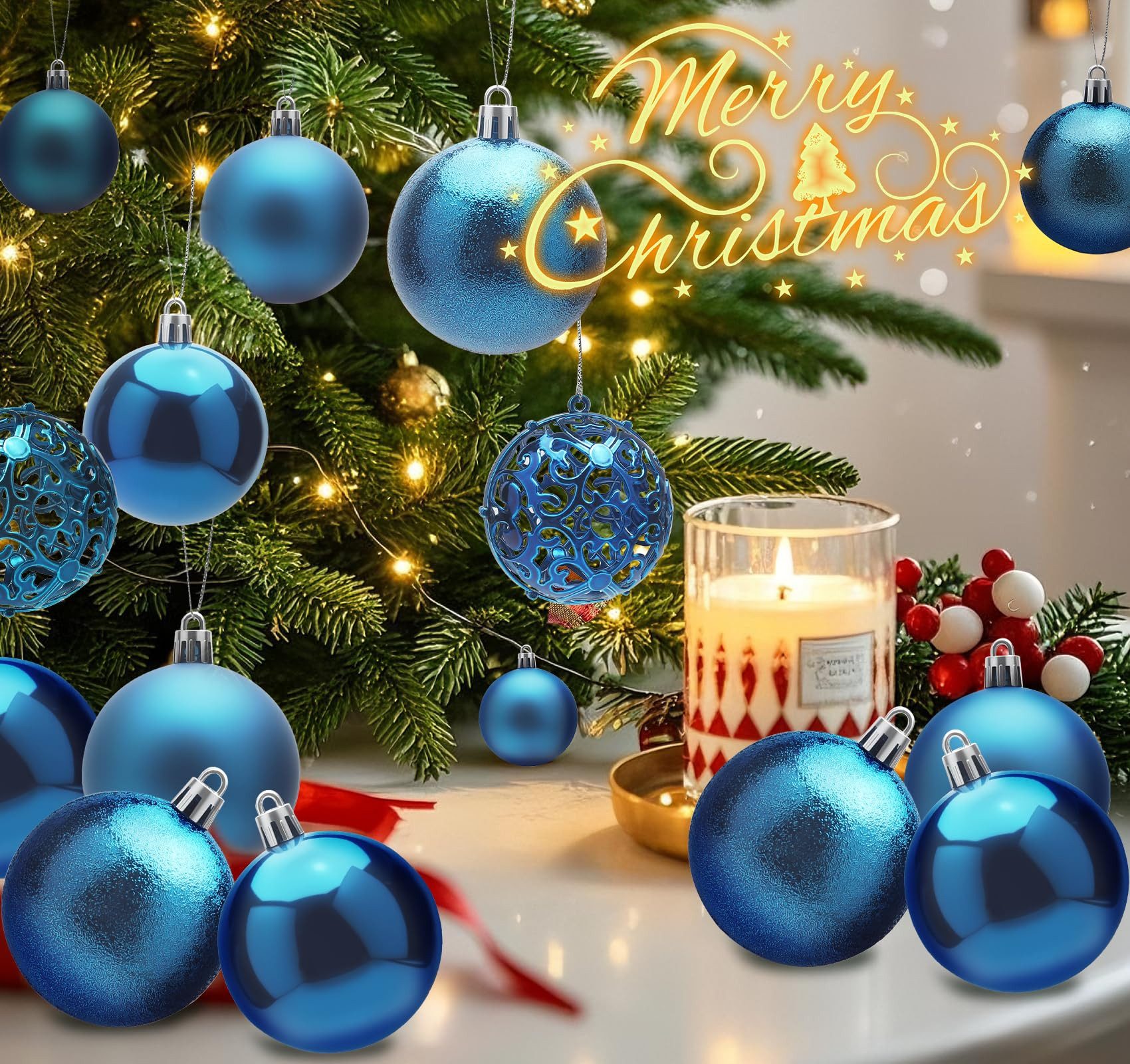 lindahandel Weihnachtsbaumkugel Christbaumkugeln-Set plastik in verschieden günstig online kaufen