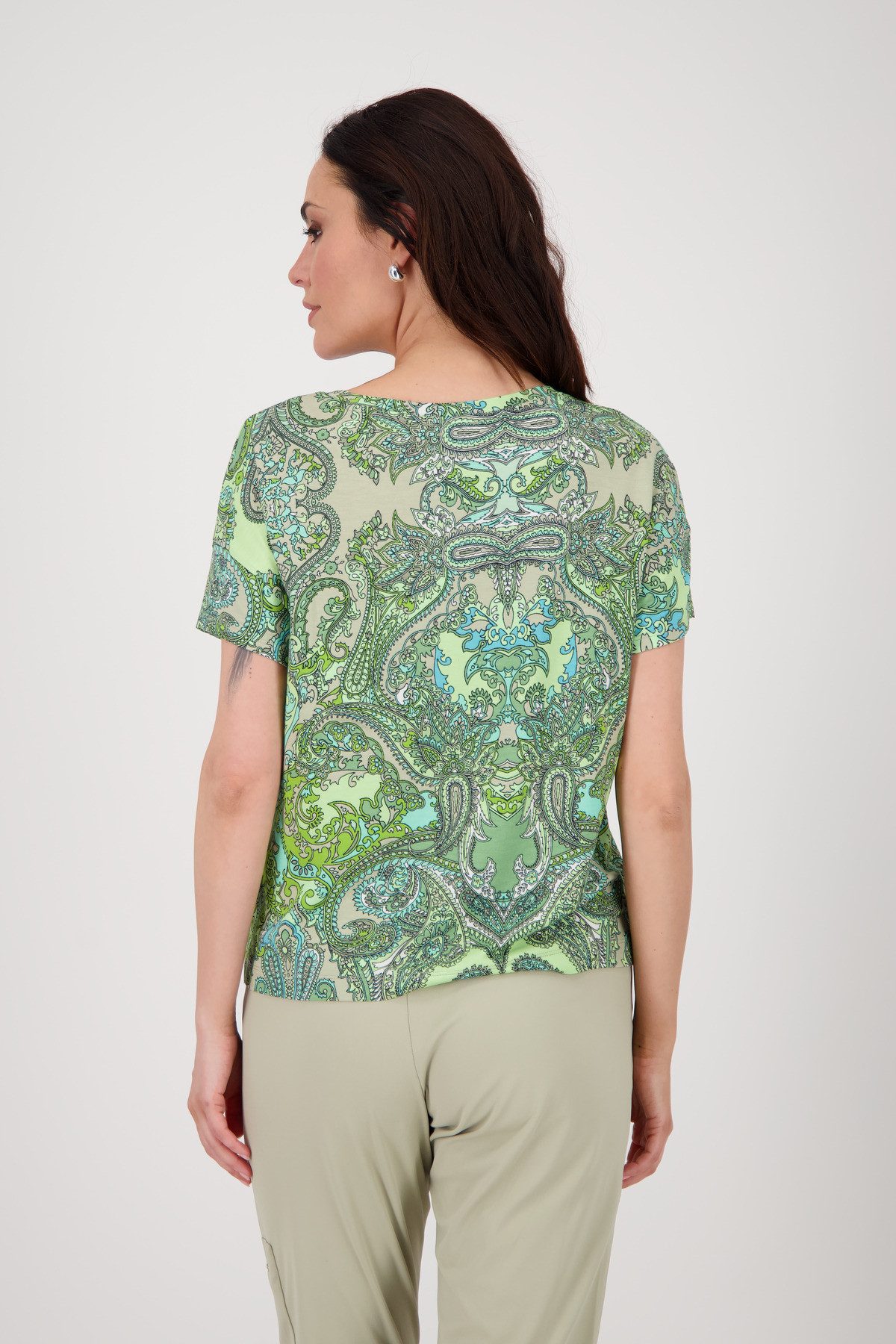 Monari T-Shirt Shirt Paisleydruck allover Mit günstig online kaufen
