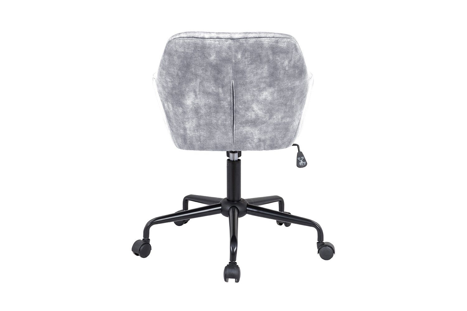KAWOLA Schreibtischstuhl KAYA, Bürostuhl versch. Farben grau Velvet