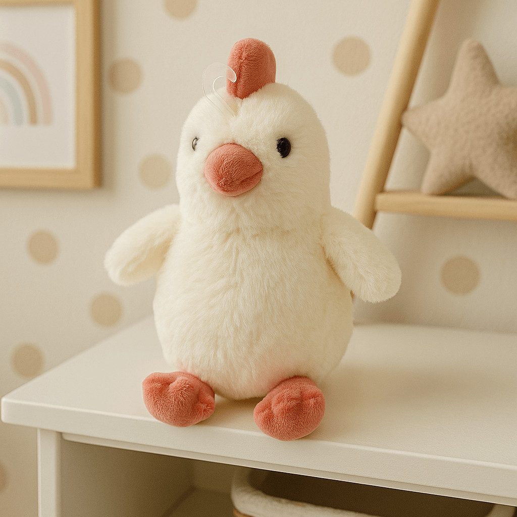 Nicotoy Kuscheltier Plüsch Huhn mit Kunststoffaugen - ca. 20 cm (1-St)