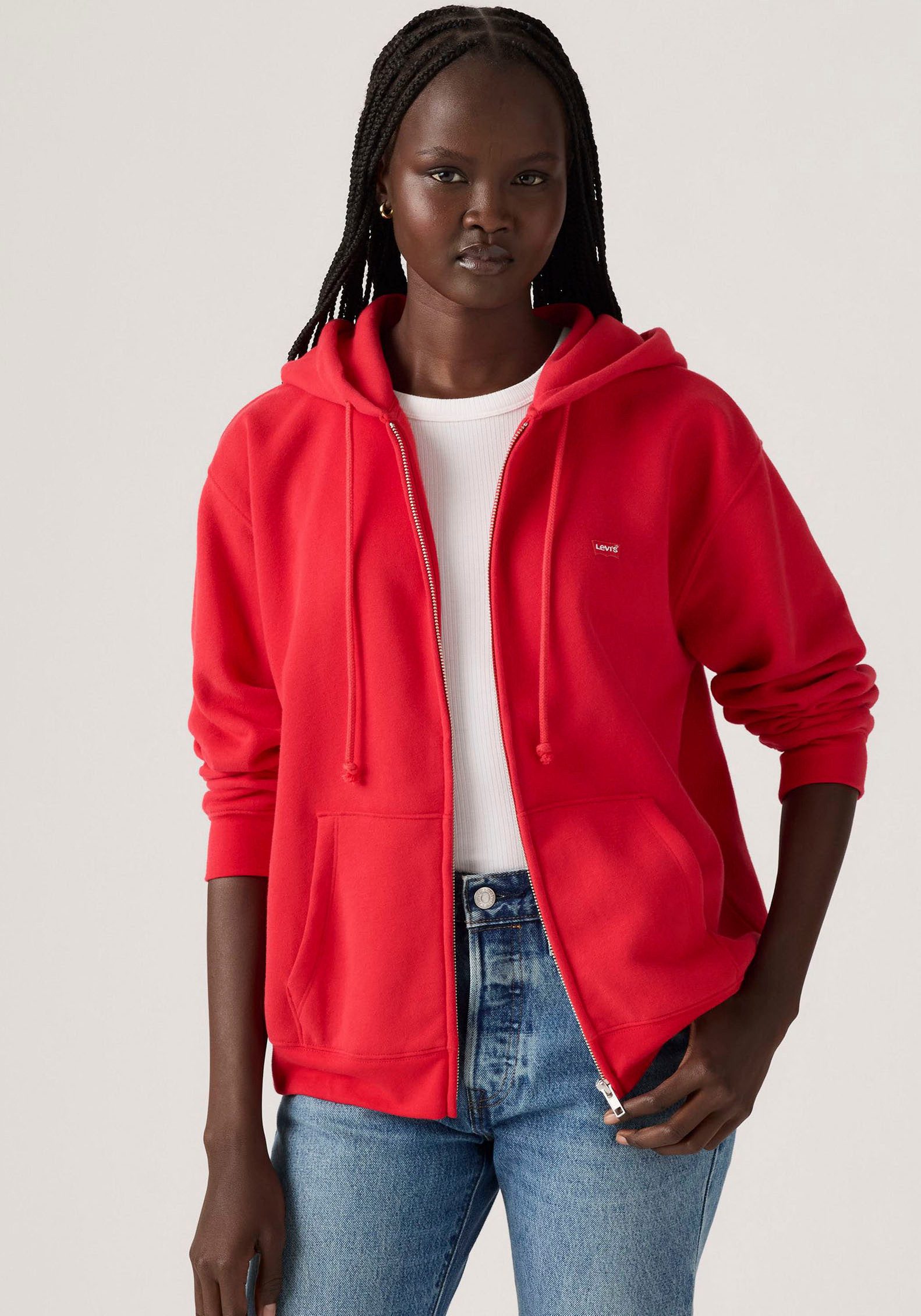 Levi's® Kapuzensweatjacke EVERYDAY ZIP HOODIE mit Logo Stickerei günstig online kaufen
