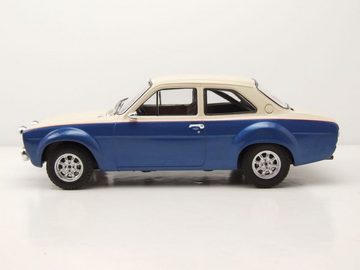 ixo Models Modellauto Ford Escort RS 1600 1974 blau weiß Modellauto 1:18 ixo models, Maßstab 1:18