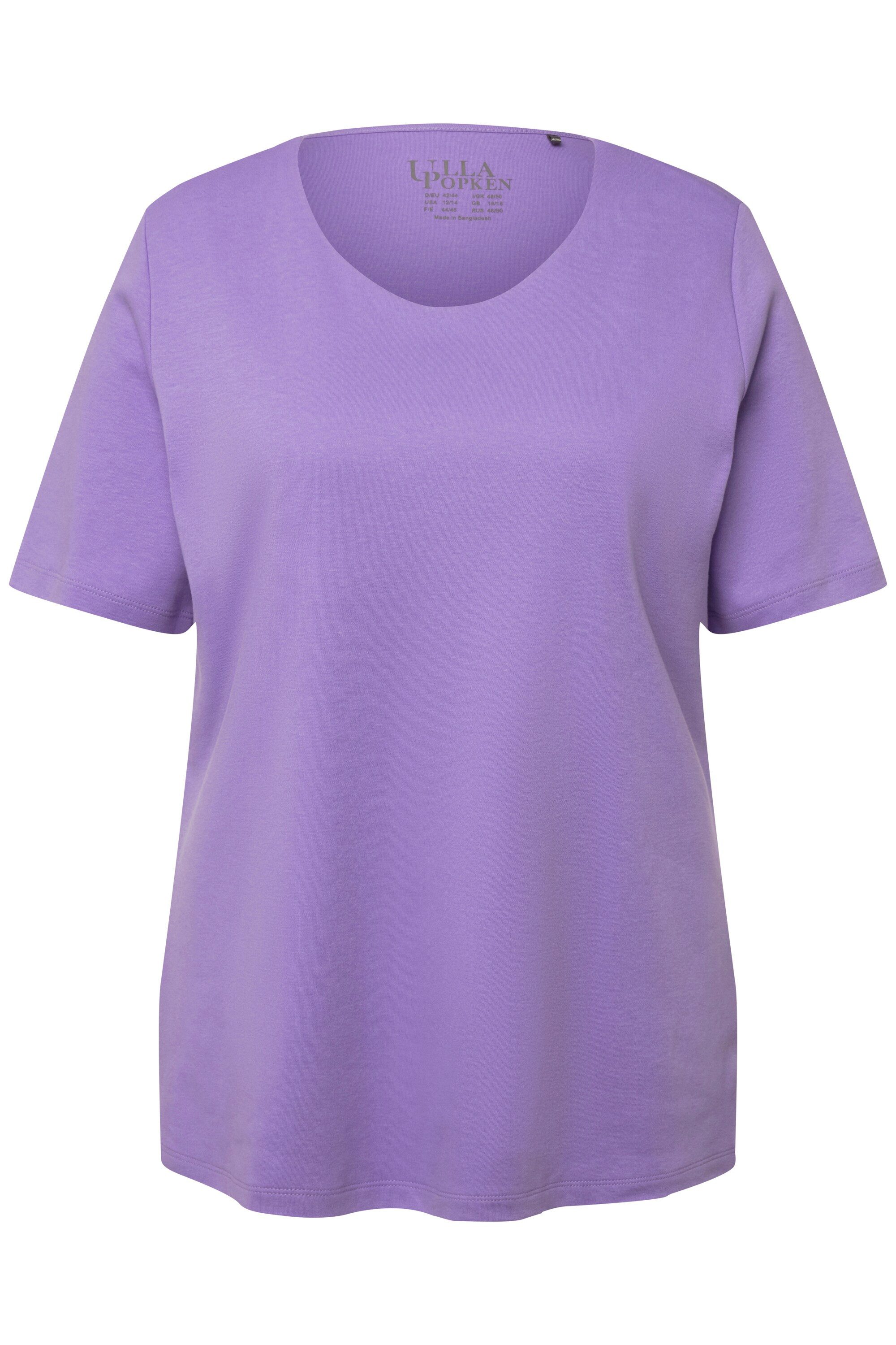 Ulla Popken T-Shirt Shirt doppellagige Vorderseite günstig online kaufen
