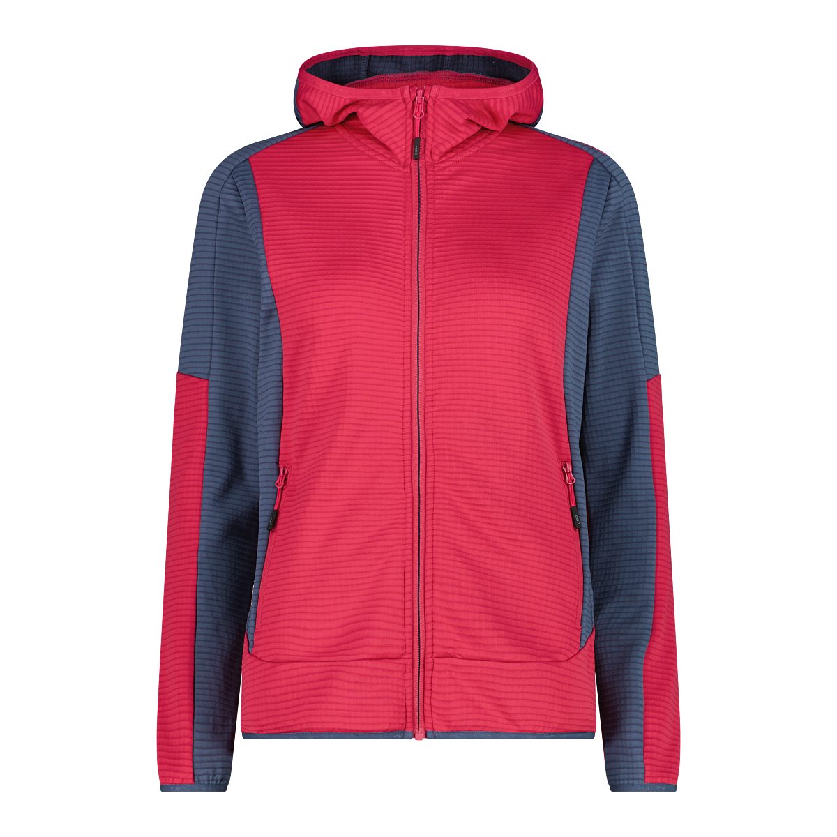 CMP Longsleeve WOMAN JACKET FIX HOOD MAGENTA