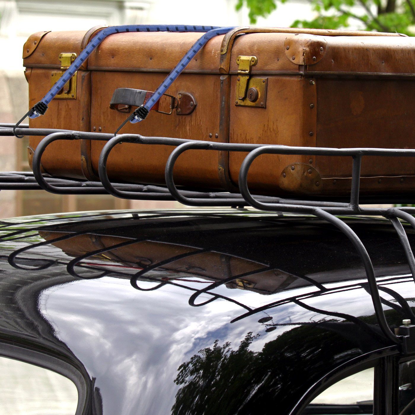 Gepäckspanner 10x 30,5cm Expander Metallhaken Deuba Spanngurt (10-St) Spanngummi Set