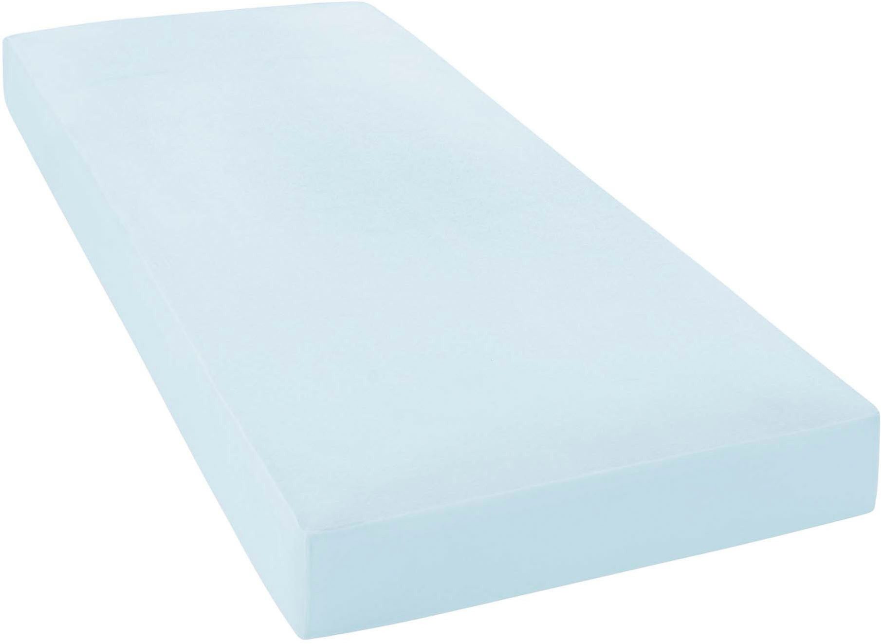 Janine Spannbettlaken ELASTIC 5002 Jersey Bettlaken mit Elasthan, 190 g/m², Jersey-Elasthan, Gummizug: rundum, (1 Stück), für Matratzen bis 35 cm Höhe, 95% Baumwolle, hochwertig, langlebig
