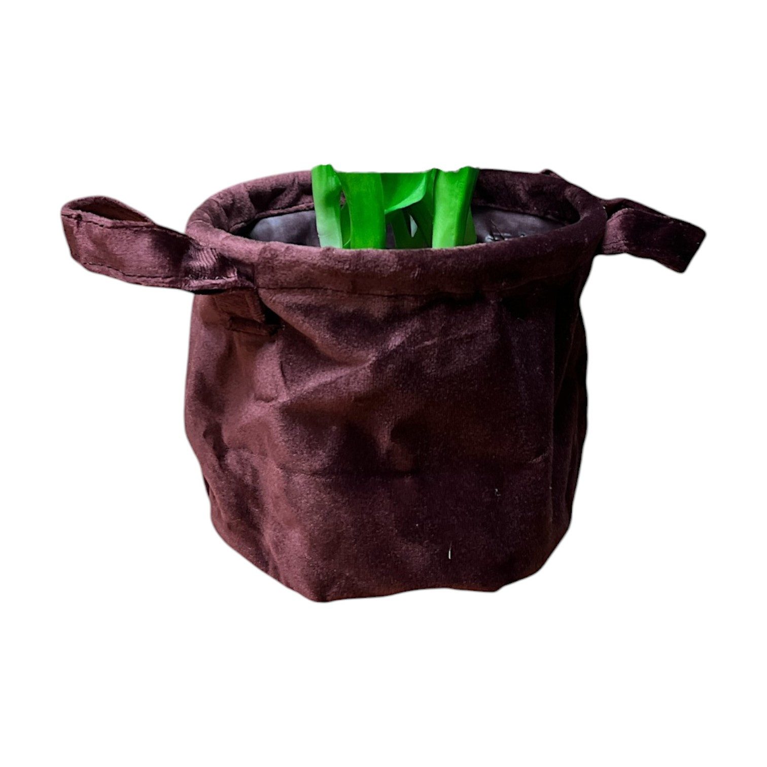 DekoTown Übertopf Übertopf aus Stoff Bordeaux günstig online kaufen
