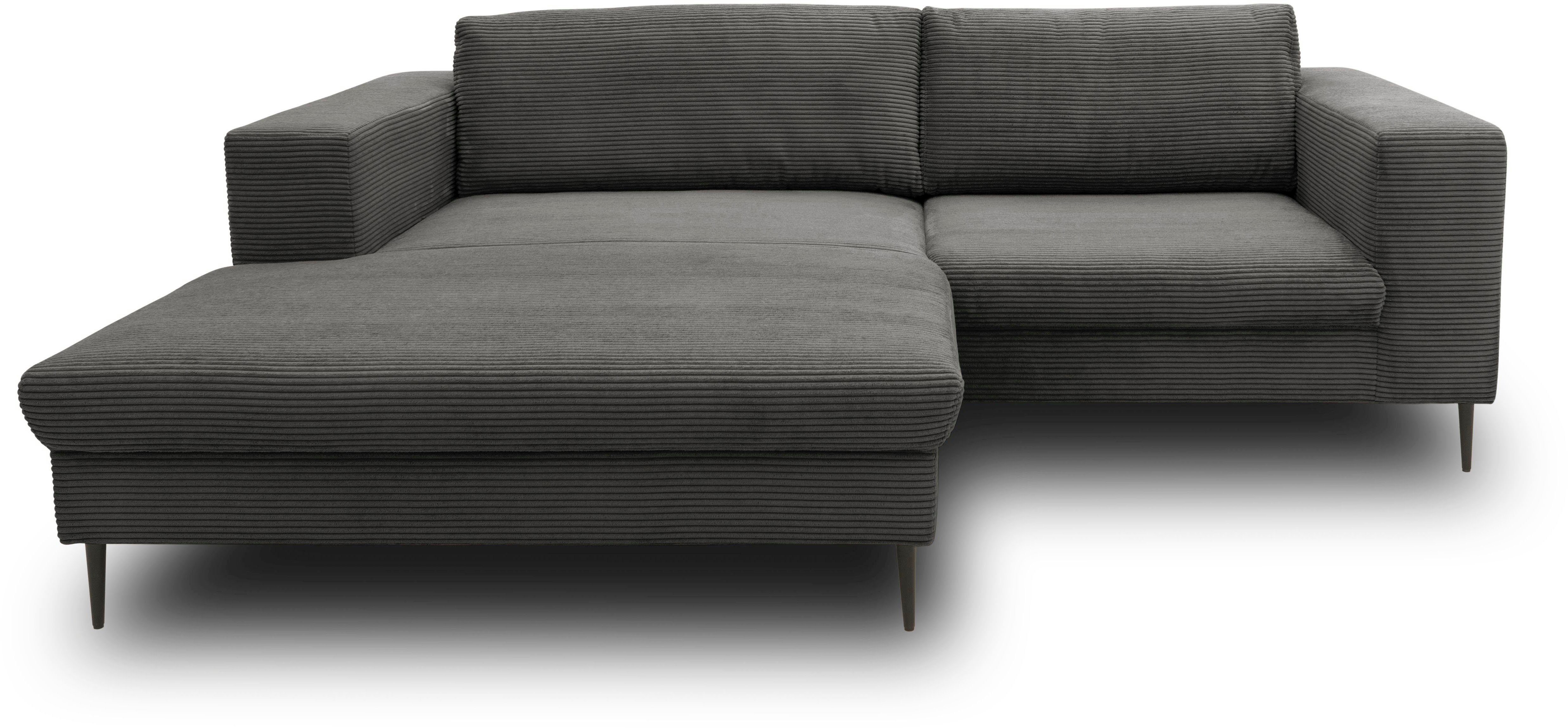DOMO collection Ecksofa "Modica kompakt und elegant, Breite 244, L-Form", m günstig online kaufen