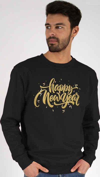 Shirtracer Sweatshirt Happy New Year (1-tlg) Silvester Erwachsene