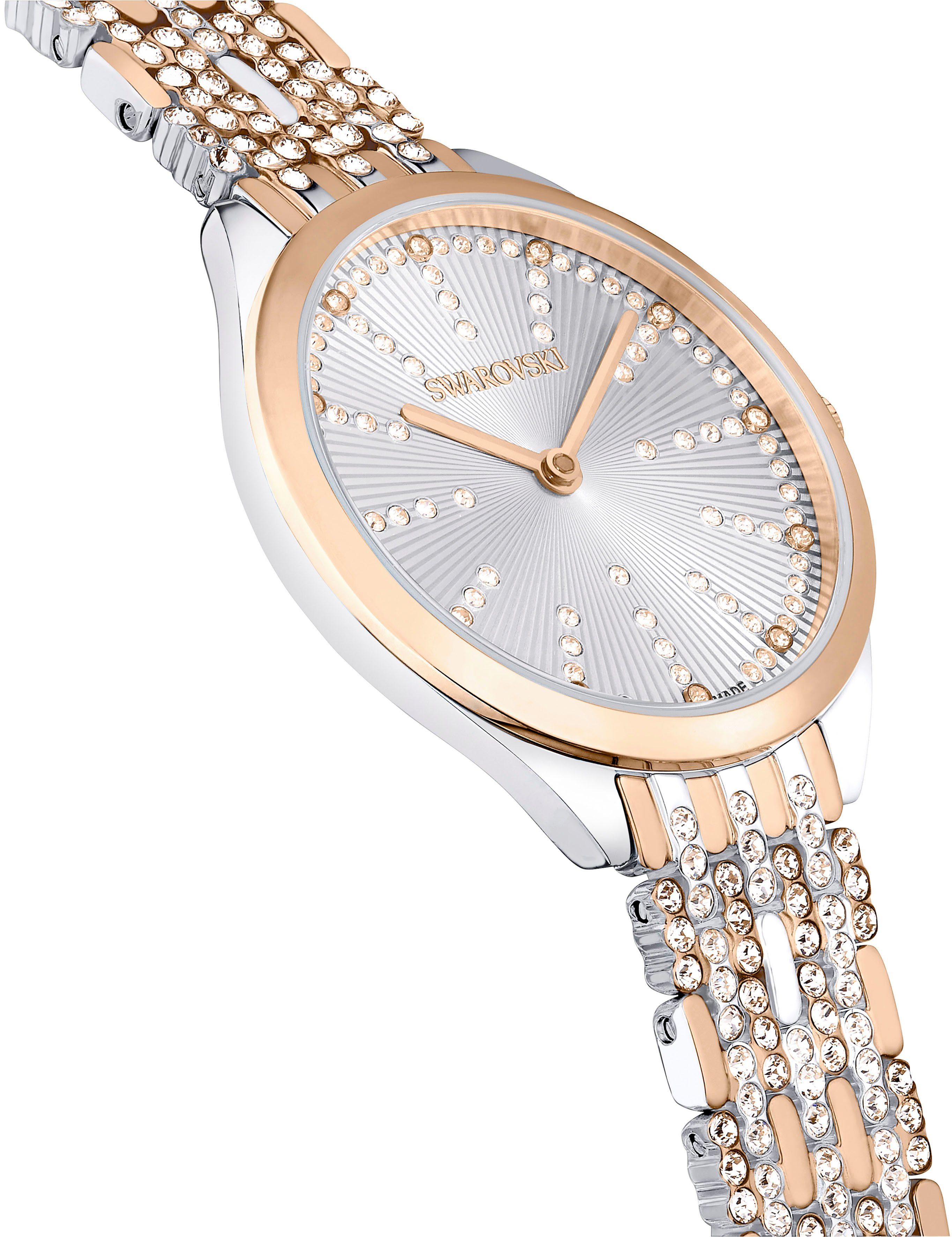 Swarovski Quarzuhr ATTRACT PAVÈ 5649987, Armbanduhr, Damenuhr, Swarovski-Kristalle, Swiss Made