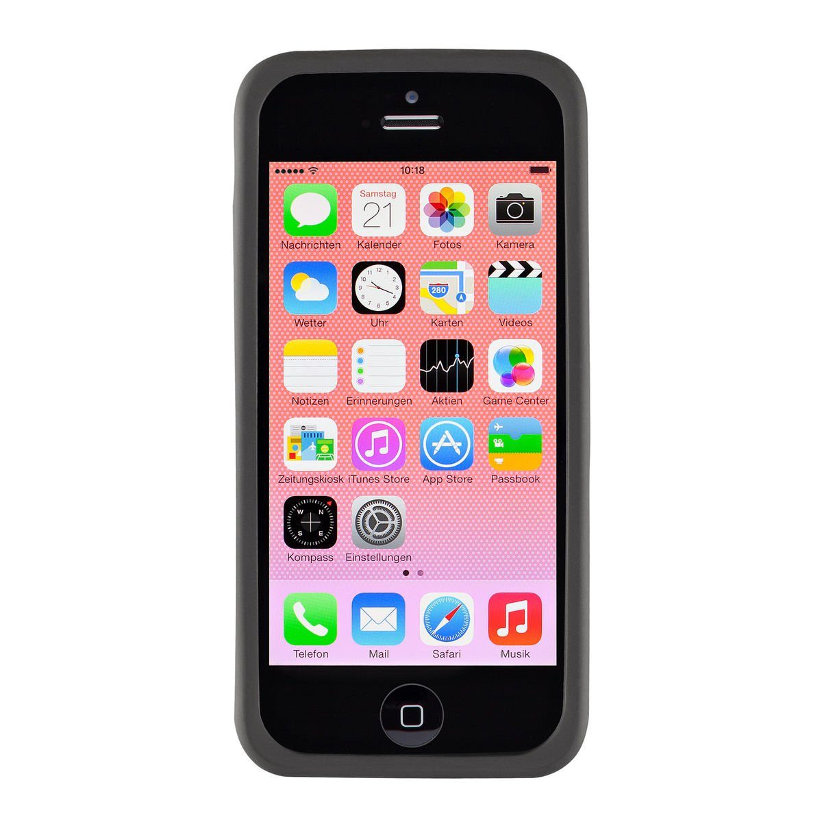 Artwizz Smartphone-Hülle SeeJacket Silicone for iPhone 5c, black