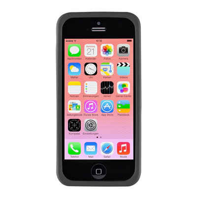 Artwizz Smartphone-Hülle »Artwizz Silicone Case Schutzhülle designed für [iPhone 5c] - Handyhülle aus speziellem, samtig-weichem Silikon für optimalen Schutz - Schwarz«