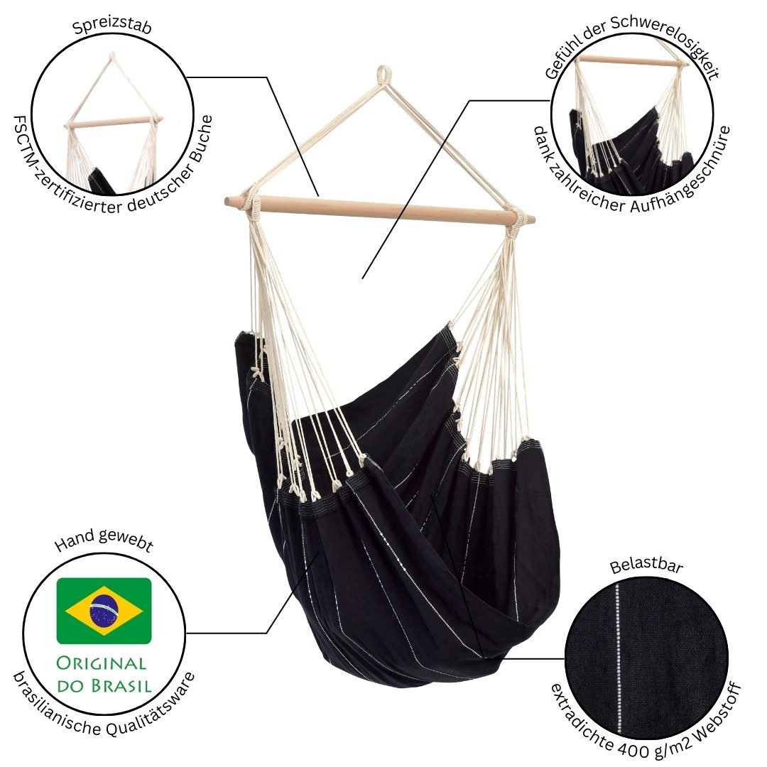 Amazonas Hängesessel Brasil KingSize Hängestuhl (Belastbarkeit günstig online kaufen