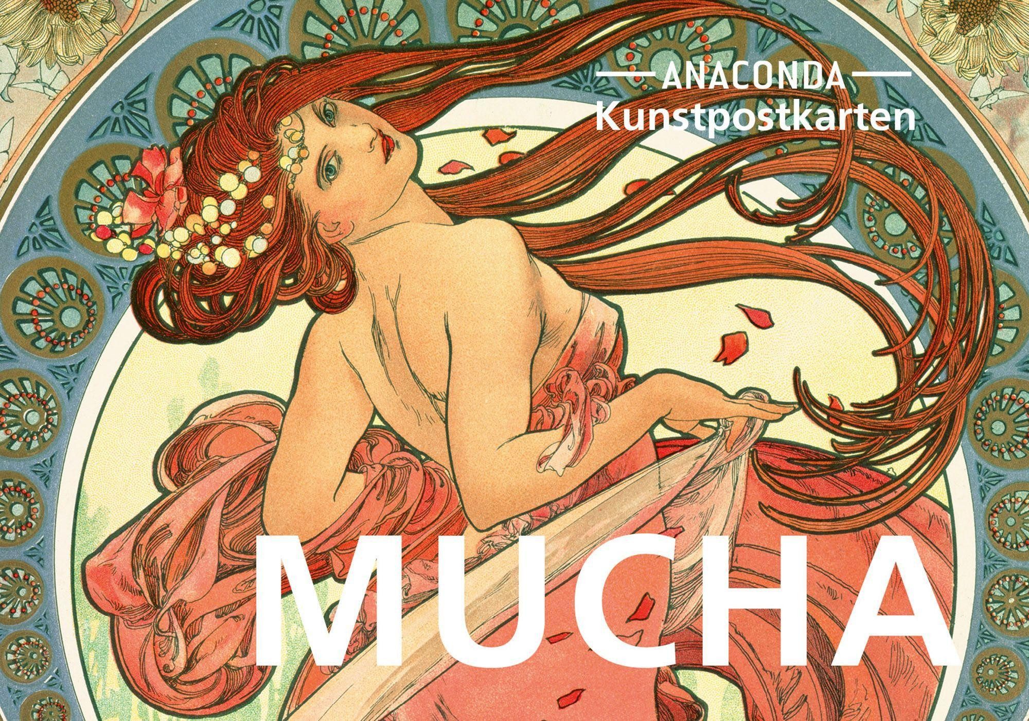 Fotoalbum Postkarten-Set Alfons Mucha
