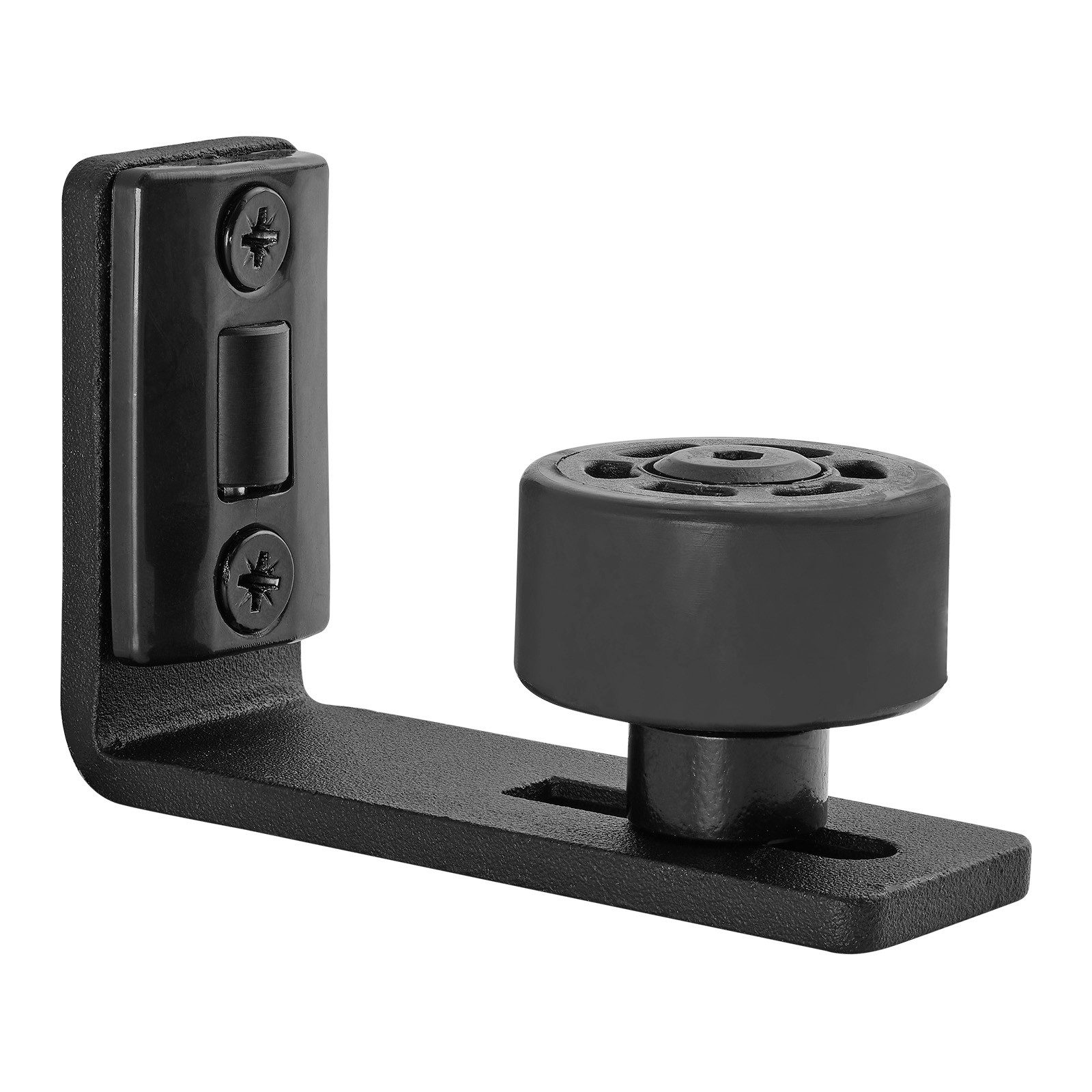 SO-TECH® Türbeschlag Schiebetürführung Baukastensystem Schiene 2-3,36m Laufrollen, Schiebetür-Bodenführung schwarz, für Türstärken von 17–49 mm – Bild 5 von 5