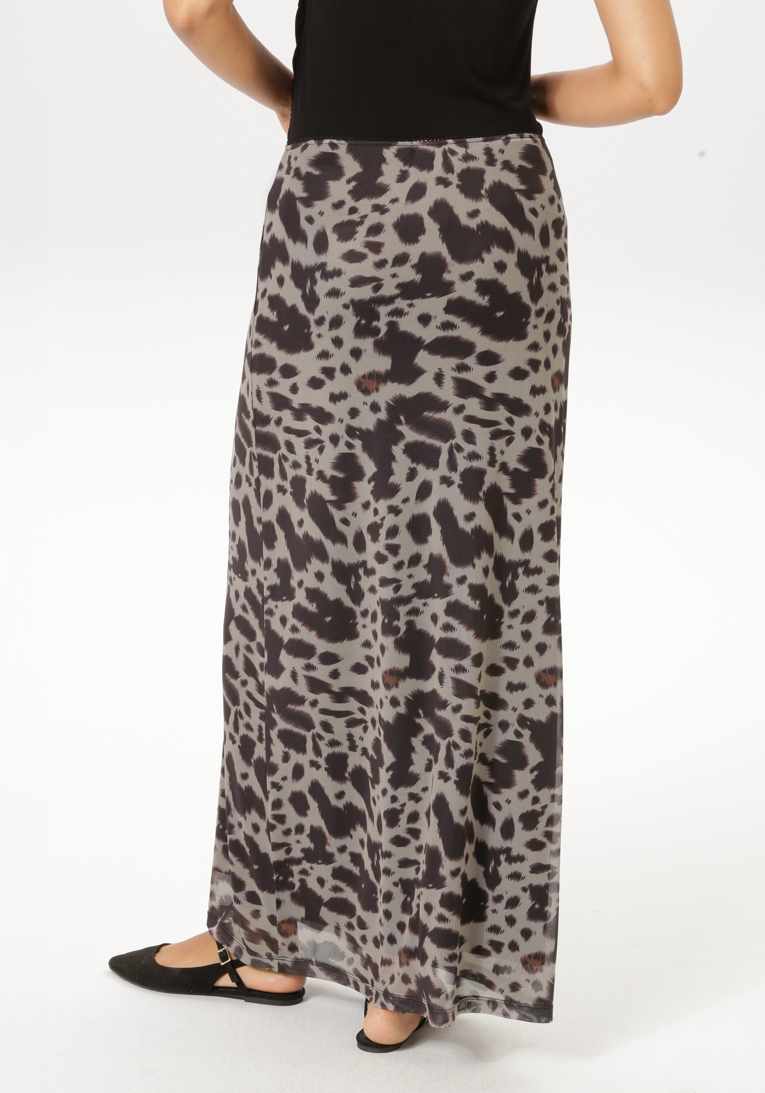 Aniston CASUAL Maxirock im extravaganten Flecken-Dessin - NEUE KOLLEKTION günstig online kaufen
