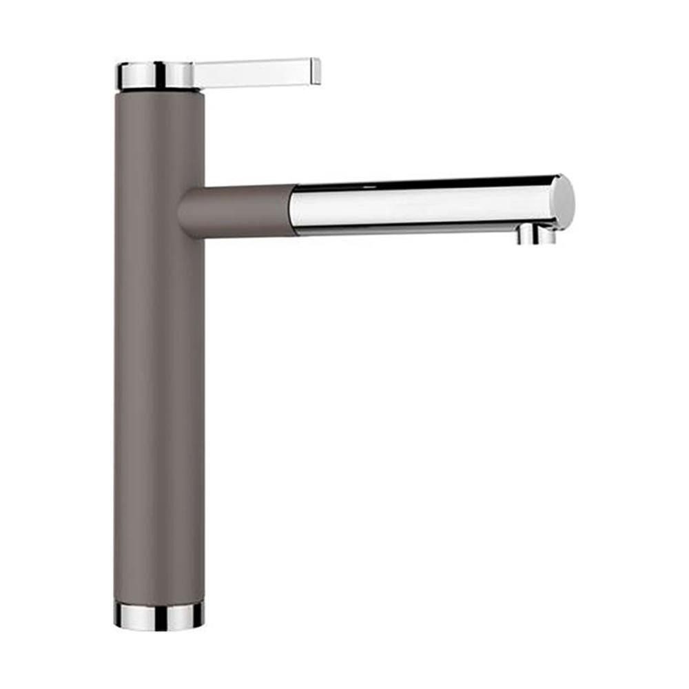 Blanco Küchenarmatur LINEE-S Einhebelmischer Vulkangrau/Chrom, Hochdruck