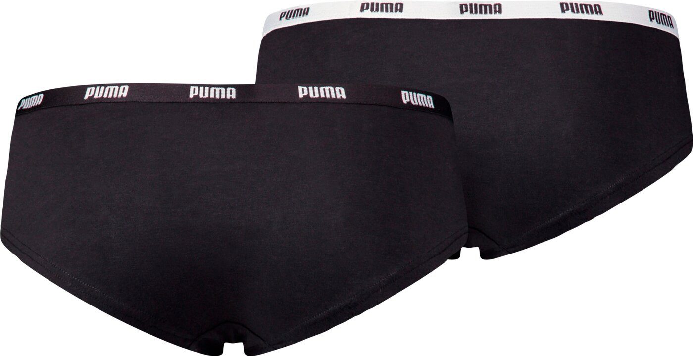 PUMA Hipster PUMA WOMEN HIPSTER 2P PACK, XS BLACK