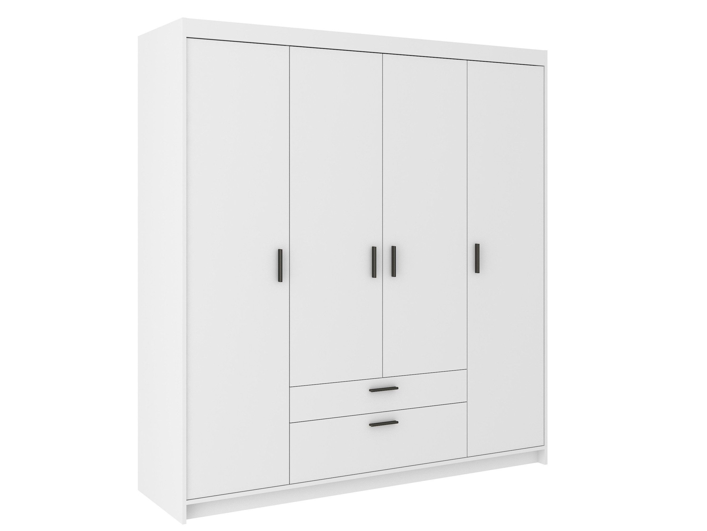 Beautysofa Drehtürenschrank ELENA 4D 4-Türig, mit günstig online kaufen