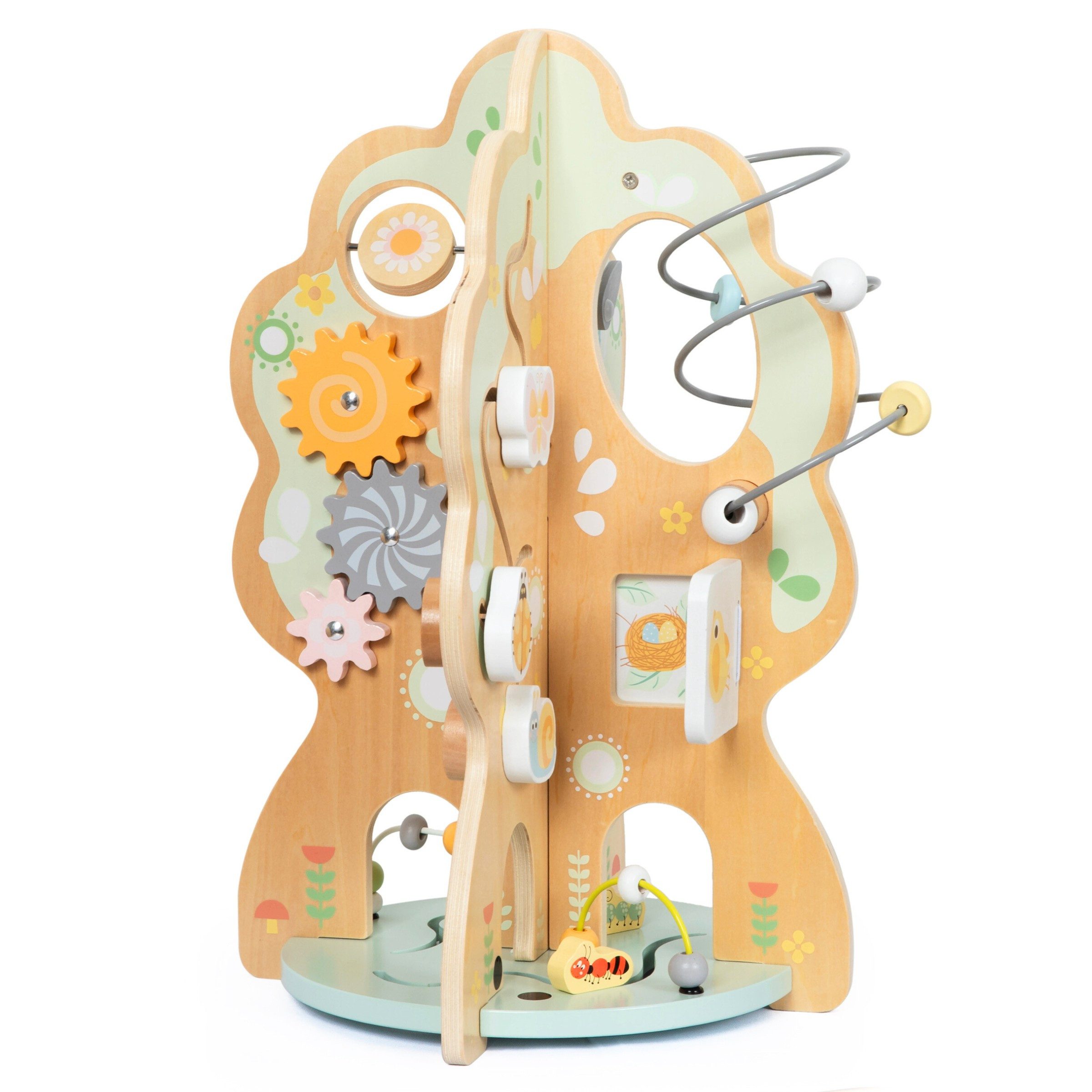 Mamabrum Lernspielzeug Holz Lernspielzeug 10 in 1 - Baumform, viele Spielel günstig online kaufen