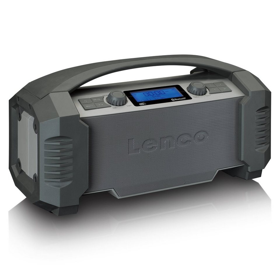 Lenco ODR-150GY CD-Radiorecorder (DAB+,FM), Leistung: 15 Watt (RMS)
