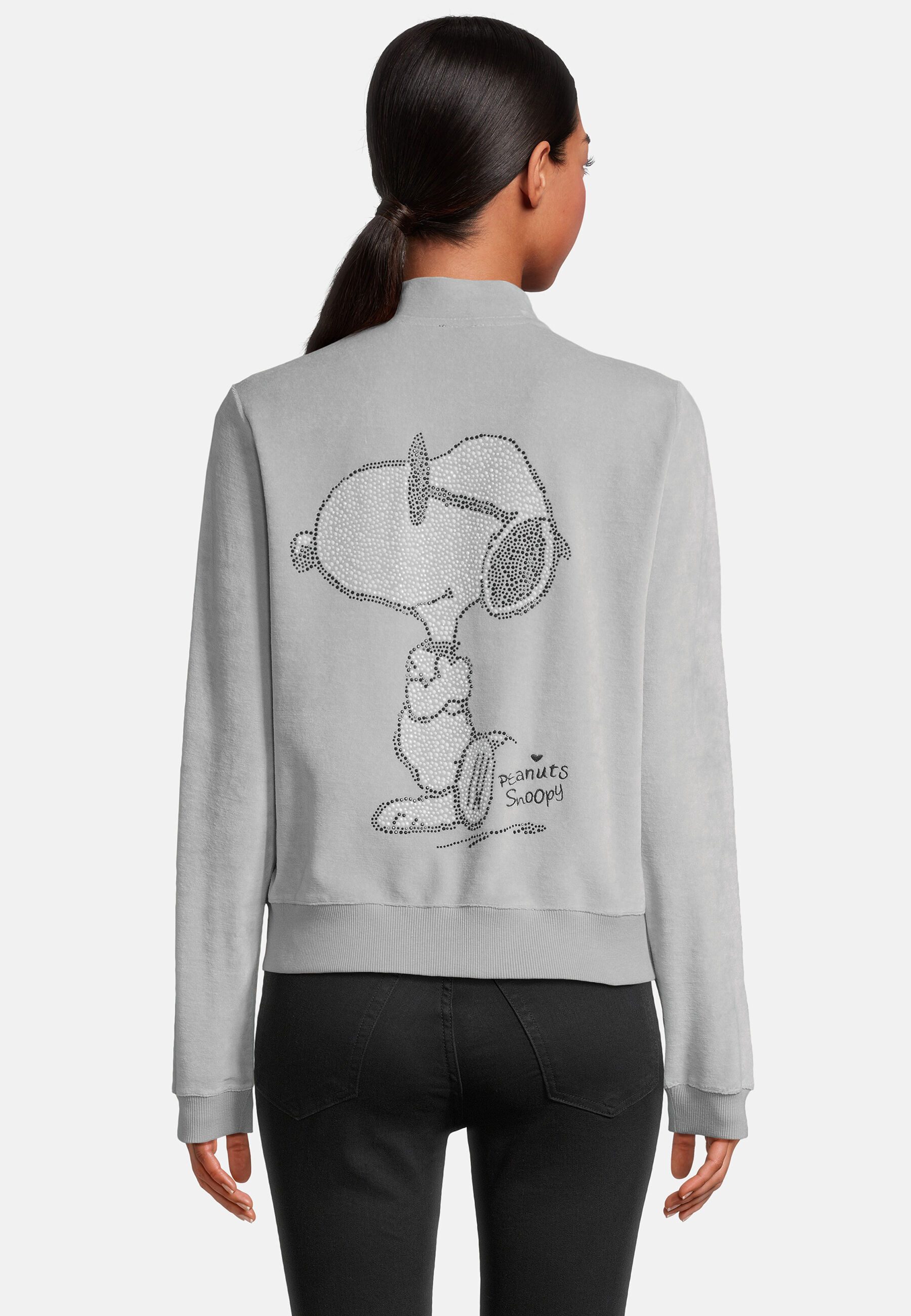 Frogbox Sweatjacke mit Schmucksteinen