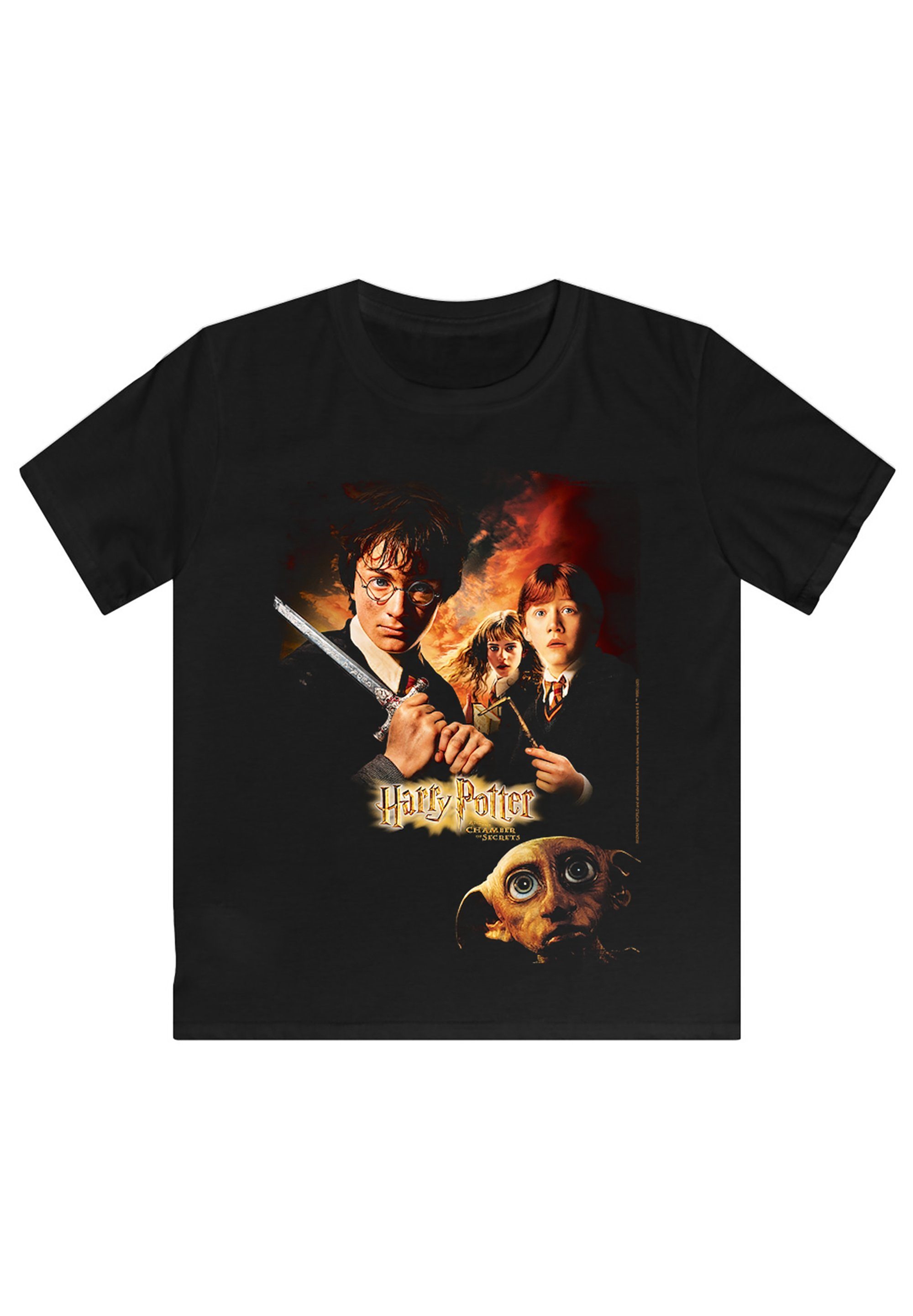Kinder Kids (Gr. 92 -146) F4NT4STIC T-Shirt Harry Potter Kammer des Schreckens Poster - Premium Film Movie TV Comic Fan Merch fü