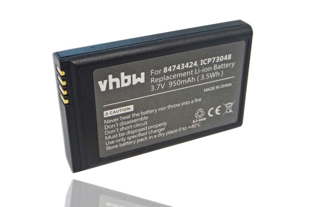 kompatibel mit Dect (3,7 Li-Ion Agfeo mAh vhbw Akku 50 V) 950