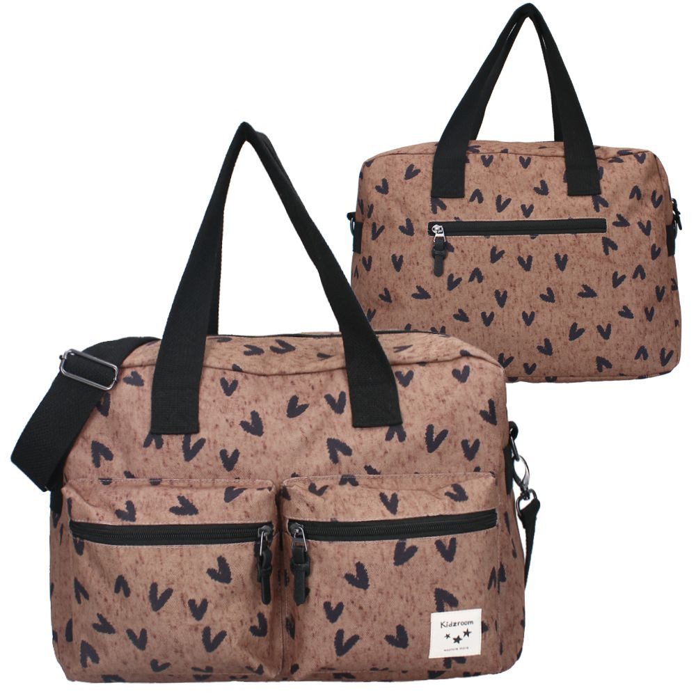 Vadobag Wickeltasche Große Braune Baby Wickeltasche mit Wickelunterlage Kidzroom Care