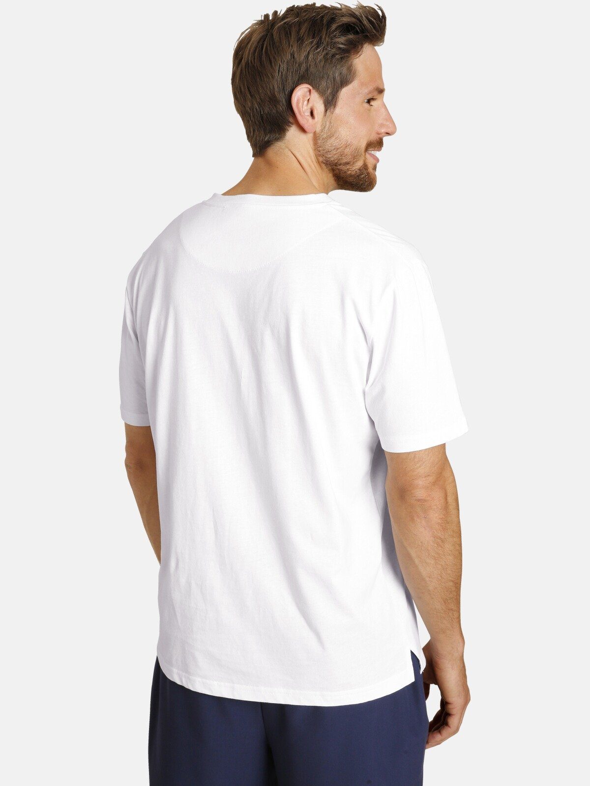 (2er-Pack) Vanderstorm OSMO Passform T-Shirt legere Jan weiß