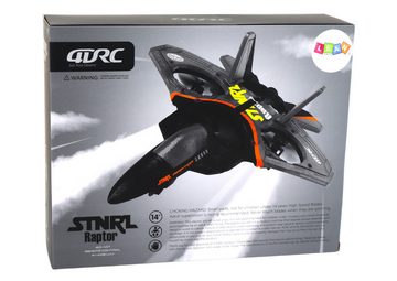 LEAN Toys Spielzeug-Flugzeug Flugzeugjäger R/C Kampfjet Militär Waffen Flieger Propeller Spielzeug