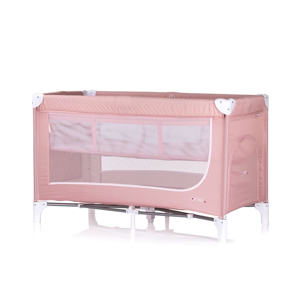 Chipolino Baby-Reisebett Ariel 2 Ebenen, Tragetasche, Seiteneingang, Seitentasche, Polyester, Reißverschluss