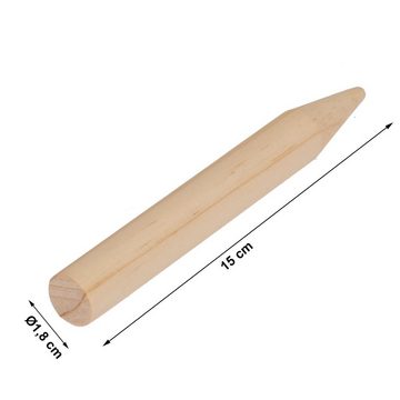 FunTomia Outdoor-Spielzeug 30cm König Kubb Spiel Holzspiel Schweden Schach, Holz, (21-tlg)