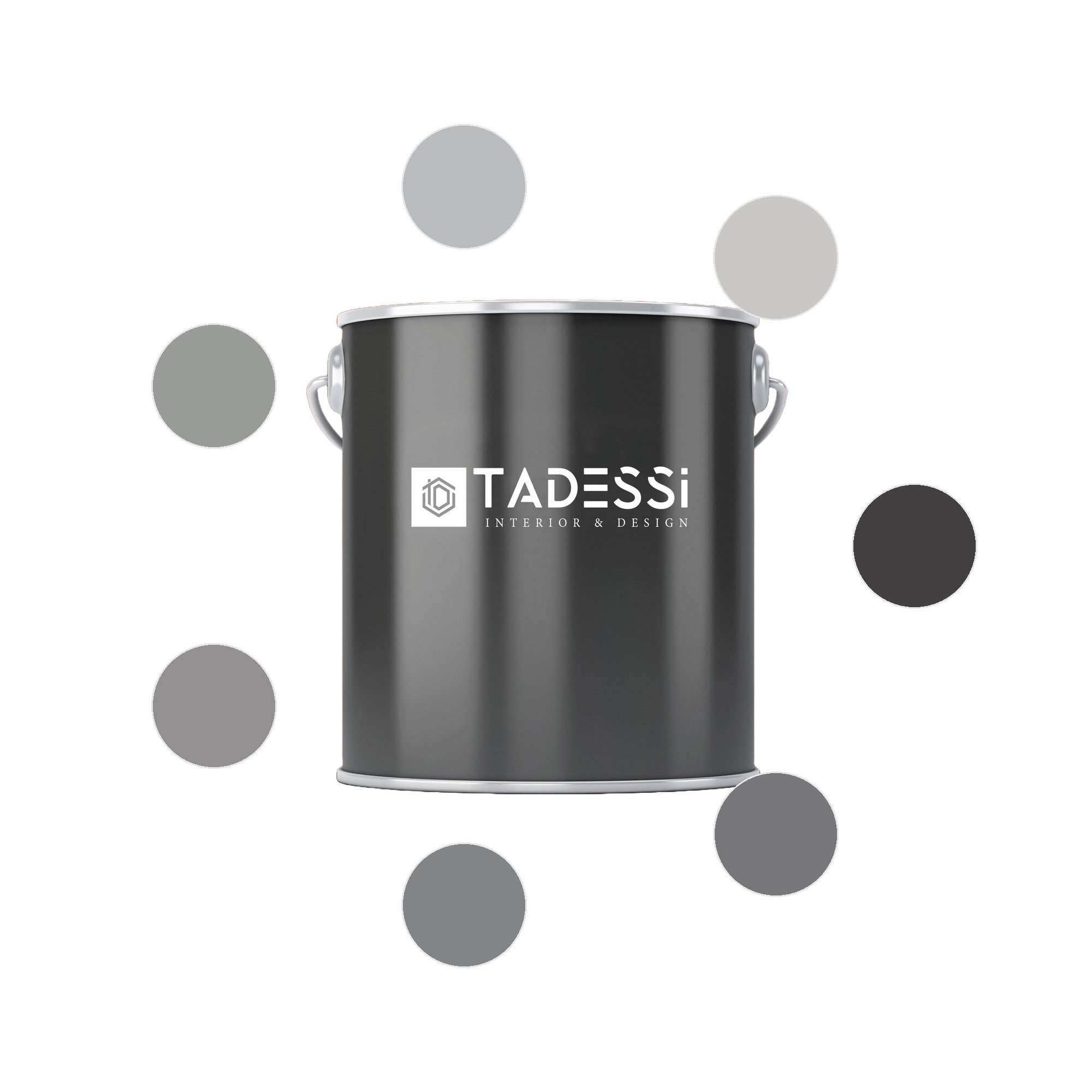 Tadessi Wandfarbe Wall Select - Weiche Grautöne - Dispersion - 2.5L