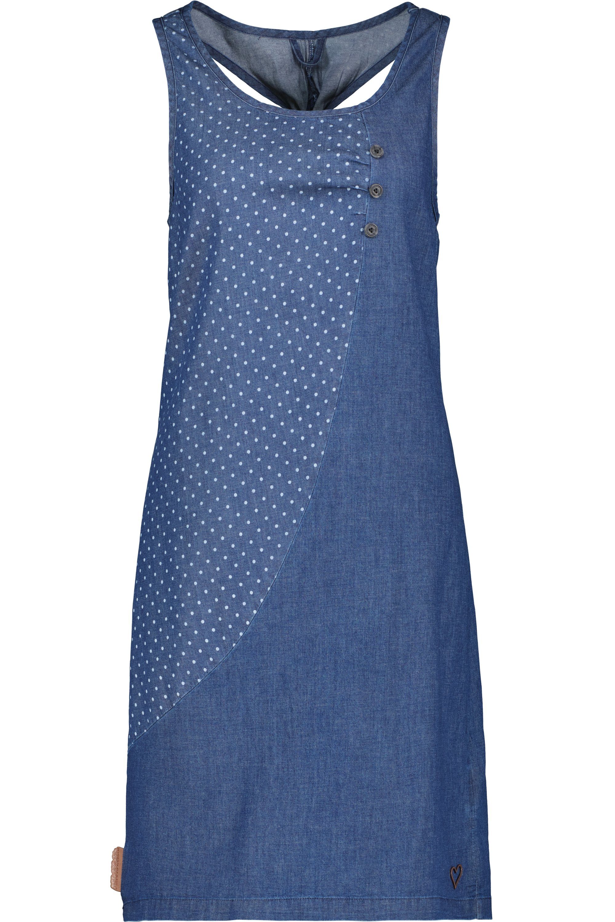 CameAK Dress Sommerkleid, dark Alife & Kleid Damen denim B Blusenkleid Kickin