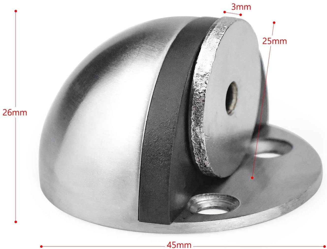 COOL-i ® Bodentürstopper Edelstahl Türstopper, Selbstklebender Metall Magne günstig online kaufen