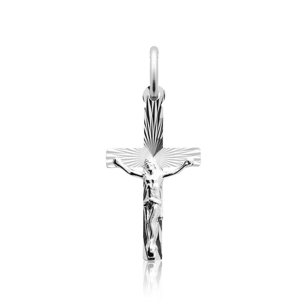 Kettenanhänger Anhänger 925 Sterling Silber Kreuz Jesus SP0402