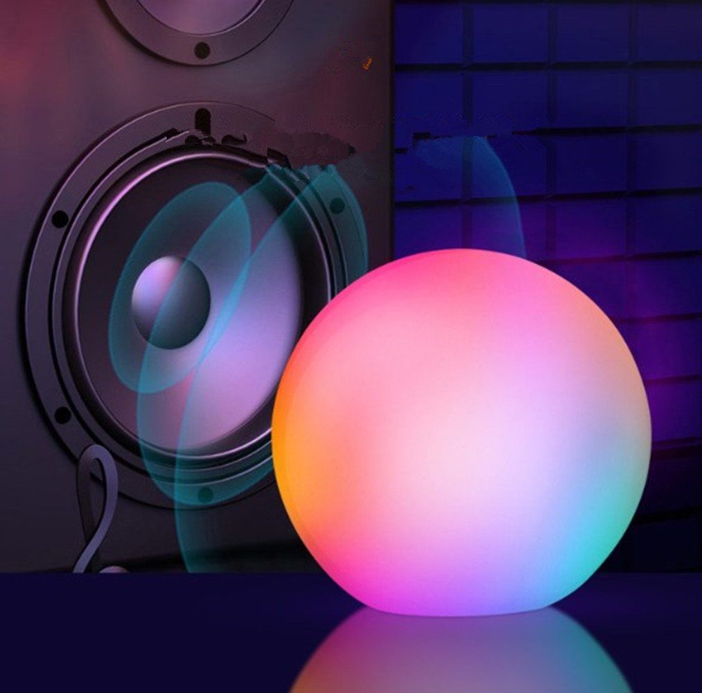 XDOVET LED Nachtlicht Smarte LED-Kugelleuchte,Lampe 3D,RGB Decor Room Nachtlicht,App,Sprachsteuerung, Nachtlicht,Bluetooth
